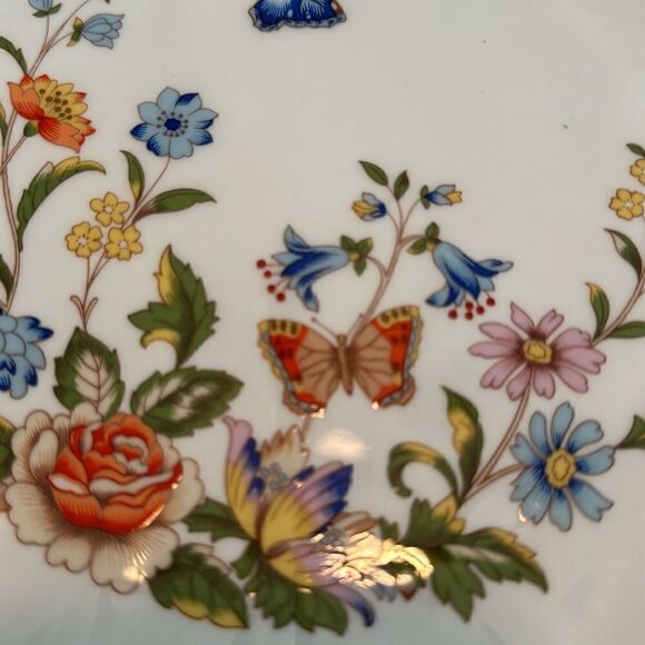 AYNSLEY VTG Cottage Garden Bone China Plate - Picture 2 of 5